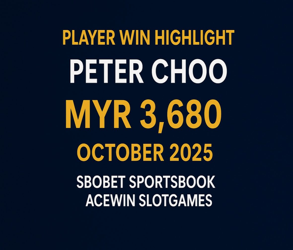 WINBOX VIP Player Peter Choo wins