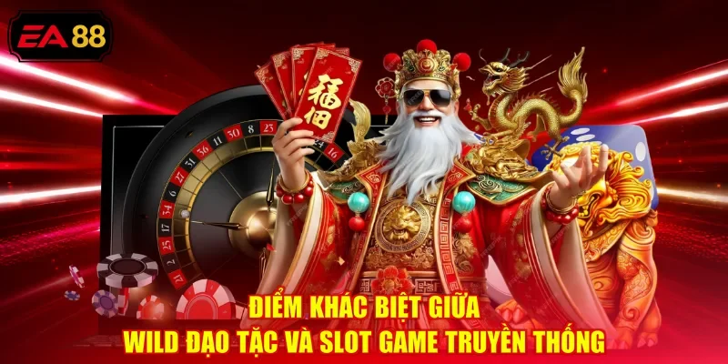 Điểm khác biệt giữa wild đạo tặc và slot game truyền thống